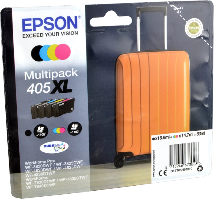 Epson 405XL (M, BK, C, Y)