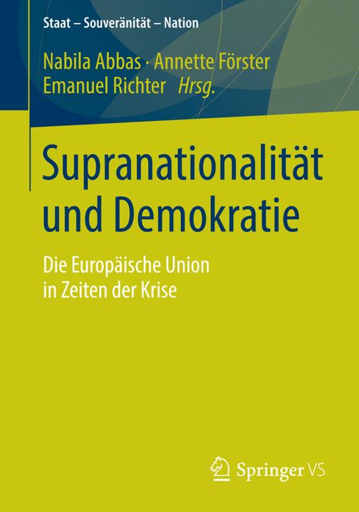 Produktbild Supranationalität und Demokratie (Deutsch, 2015)