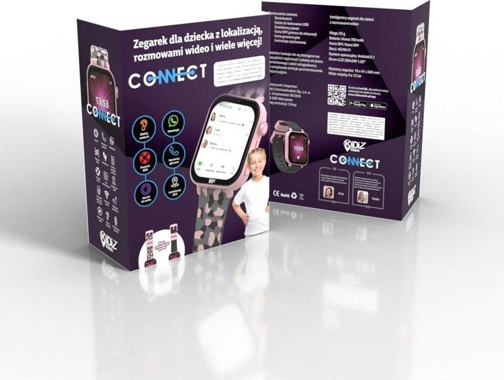 Produktbild Konjac Sponge Smartwatch dla dziecka KiDiZ Connect różowy (4G)