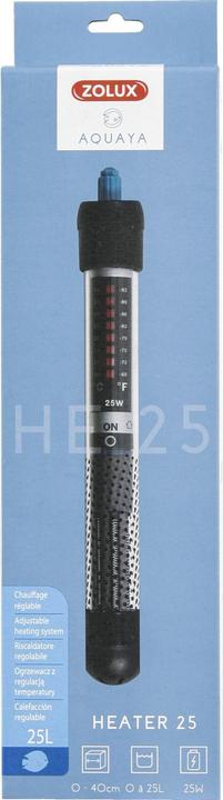 Zolux AQUAYA Heater - chauffage d'aquarium 10-25 l