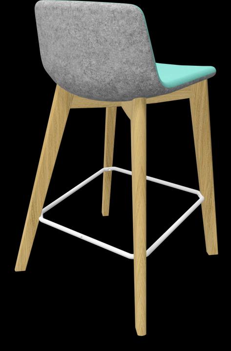 Actual product image Narbutas Twist & Sit Bar Stool