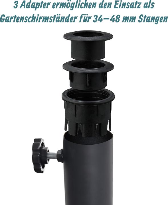 Actual product image Relaxdays parasol stand