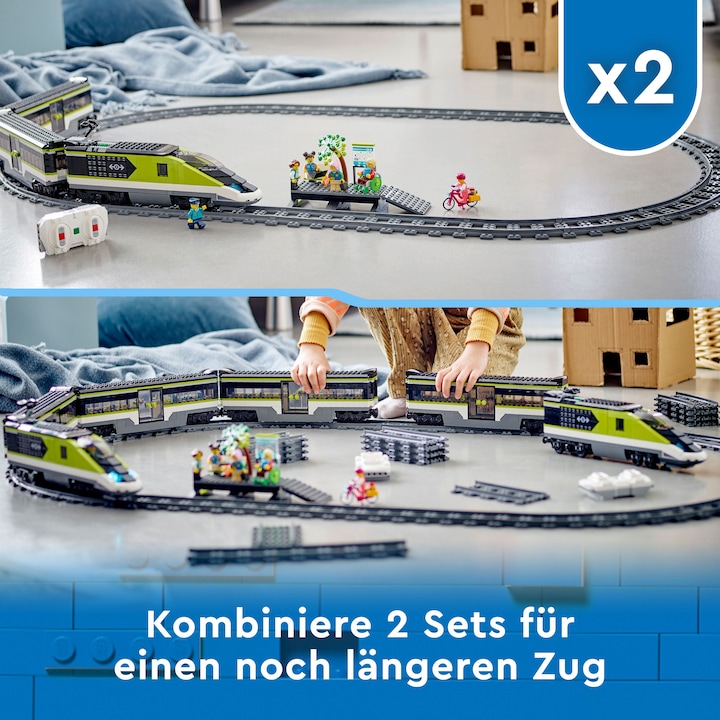 Actual product image LEGO Passenger express train (60337, LEGO City, LEGO Powered UP)