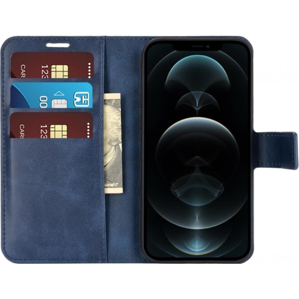Thumbnail - Screenguard CardLounge Apple iPhone 12 Pro Max Leder Hülle (Apple iPhone 12 Pro Max), Smartphone Hülle, Blau