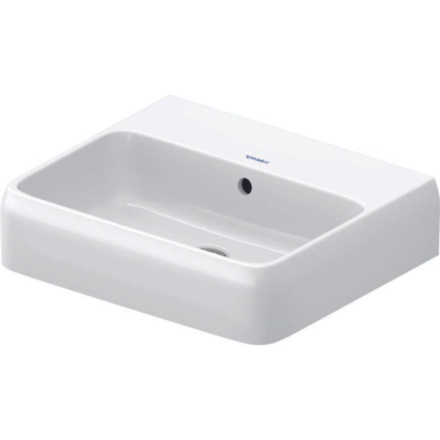 Duravit, Waschbecken, Qatego Waschtisch, 500x420mm, mit Überlauf, Unterseite glasiert, 238250 (420 mm, 500 mm)