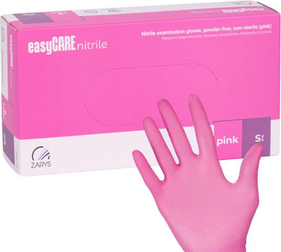 Produktbild Zarys Nitril Handschuhe Rosa (S)