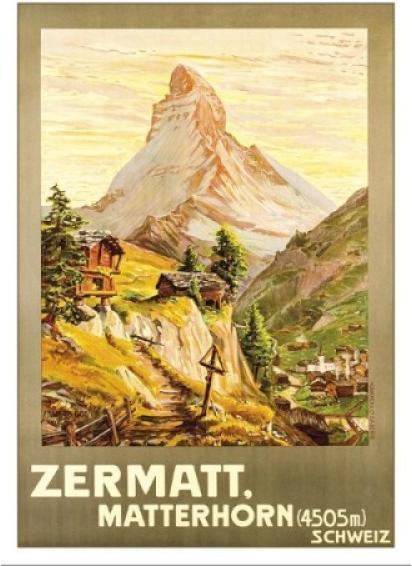 Lightmotif Postkarte Zermatt Matterhorn