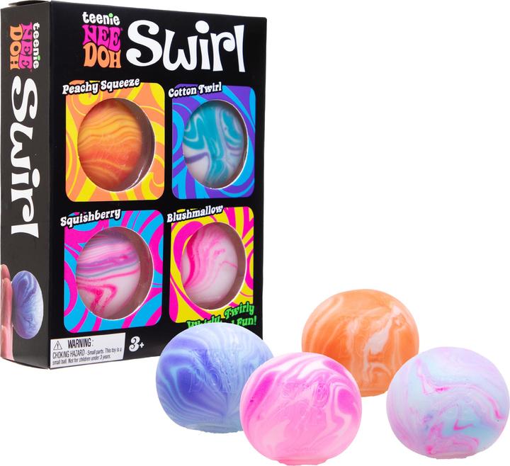 Actual product image NeeDoh Teenie Swirl 4 -Pack