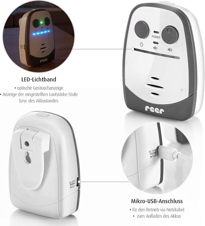 Immagine prodotto Reer Baby monitor Cosmo Audio (Audio del baby monitor, 600 m)