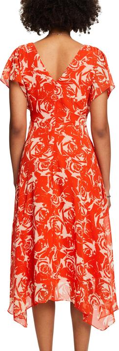 Produktbild Esprit Chiffon-Maxikleid mit V-Ausschnitt und Print (S)