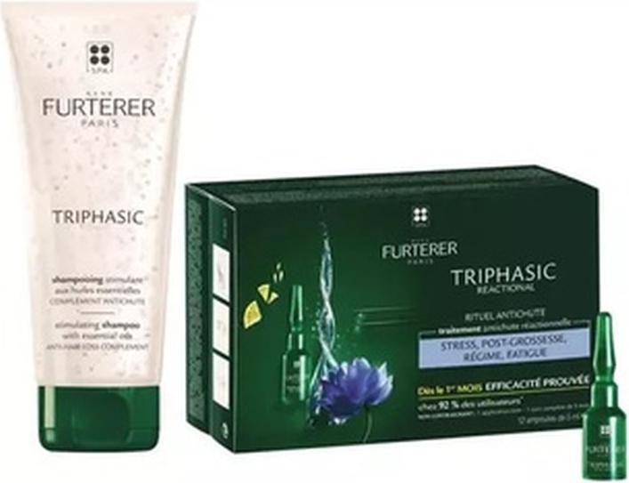 Produktbild Rene Furterer Triphasic Reactional Hair Loss Treatment 12x5ml Set (60 ml)