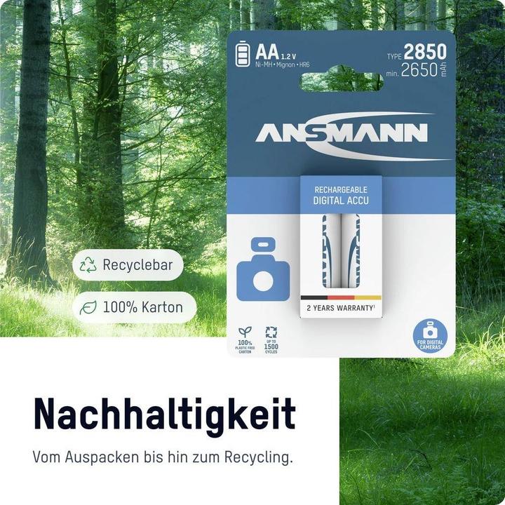 Produktbild Ansmann AA (4 Stk., AA, 2850 mAh)
