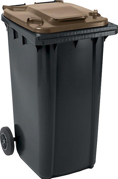 kaiserkraft Mülltonne aus Kunststoff DIN EN 840 (240 l)