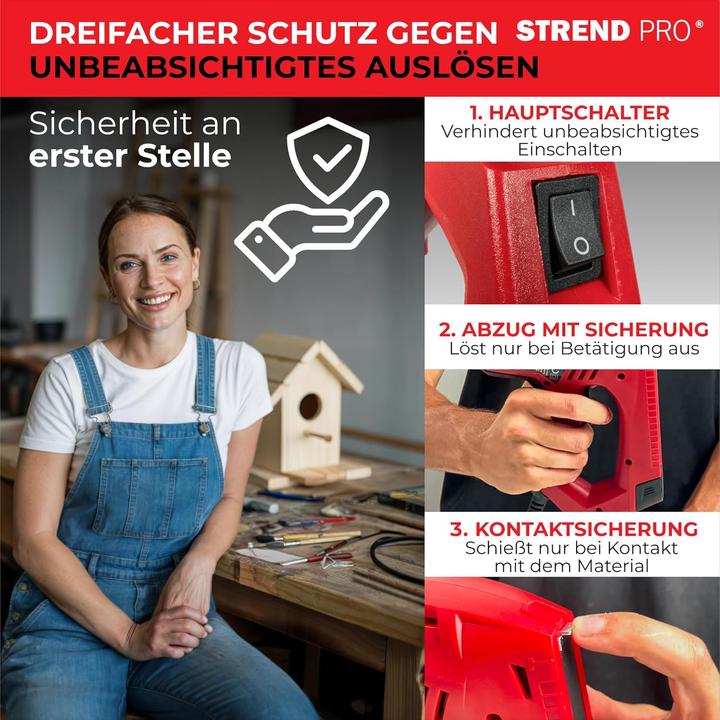 Image du produit Strend pro Elektrotacker mit Zubehör (Agrafeuse)
