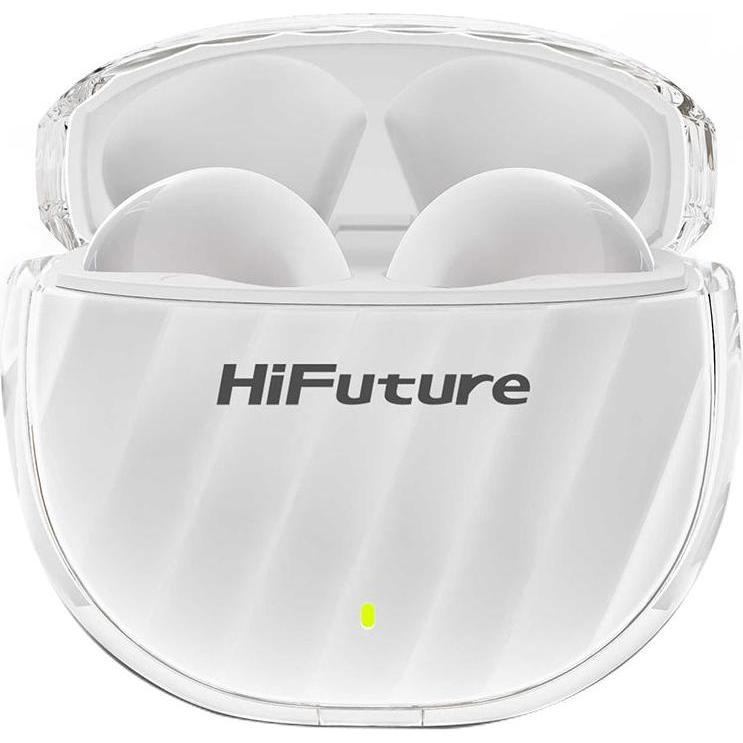 HiFuture TWS EarBuds FlyBuds 3 (white) (ANC, 30 h, Kabelgebunden), Kopfhörer, Silber