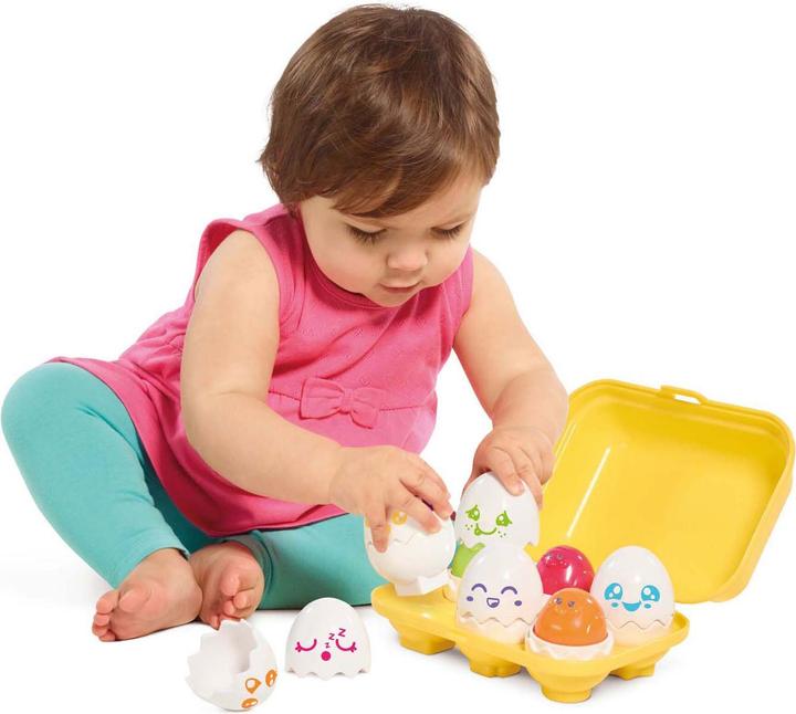 Actual product image Tomy Squeak eggs in box