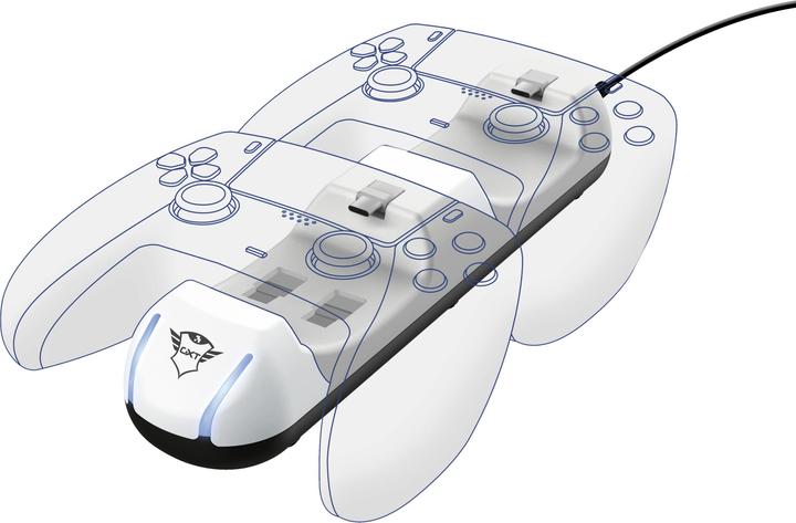 Actual product image Trust Controller charging station GXT 251 Duo for PS5 (PS5)