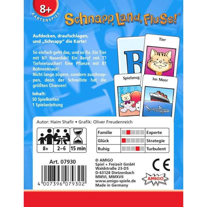 Actual product image Amigo Snap, land, river! (German)