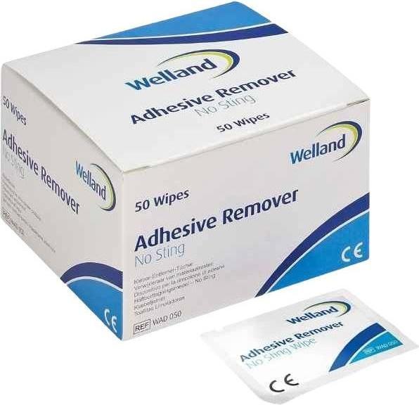 Produktbild Welland Klebstoffentferner Tüchlein neu (50 x)