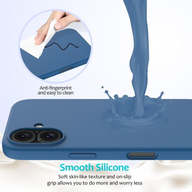Actual product image MU Classic Liquid Silicone Series (Apple iPhone 16)