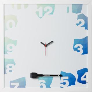 Productafbeelding Bi-Office Schoolbord met magnetische klok