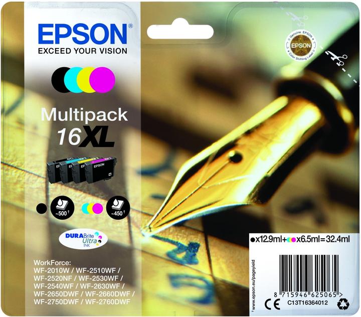 Produktbild Epson 16XL DuraBrite Ultra (M, C, Y, BK)