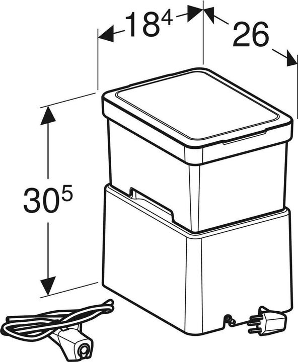 Actual product image Geberit Aquaclean Cama