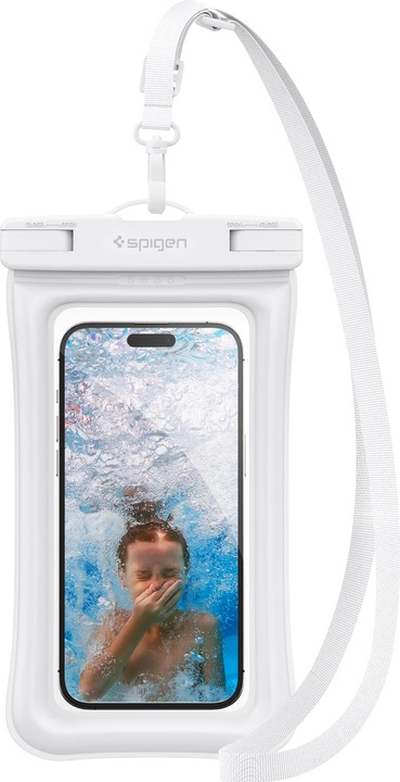Immagine prodotto Spigen A610 Custodia Impermeabile Universale Per Galleggianti, Bianco (Universale)