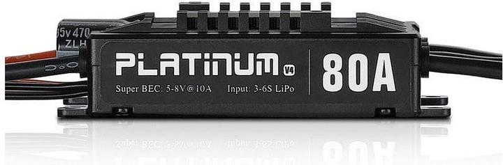 Produktbild Hobbywing Platinum Pro 80A V4 3-6s BEC 7A