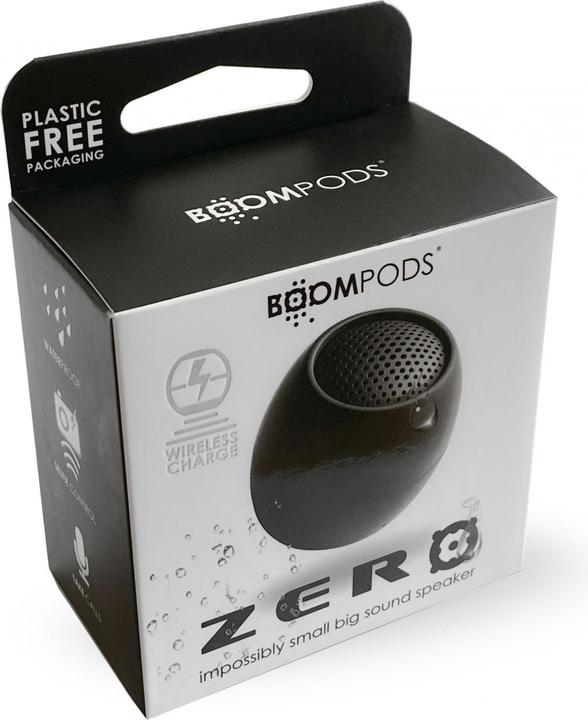 Produktbild Boompods Zero Bluetooth® Lautsprecher Freisprechfunktion, stossfest, Wasserfest Schwarz (5 h, Akkubetrieb)