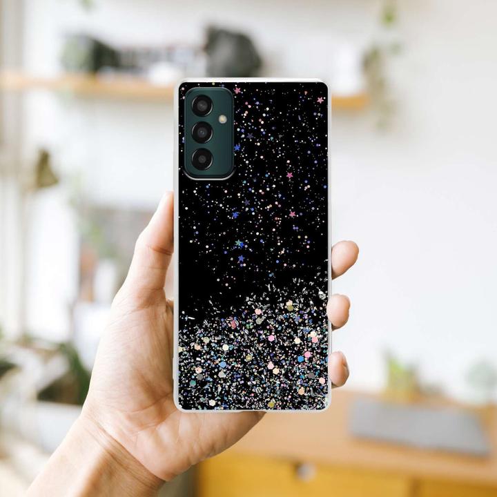 Image du produit Cadorabo Coque pour Samsung Galaxy M13 4G TPU funkelnder Glitter (Samsung Galaxy M13)