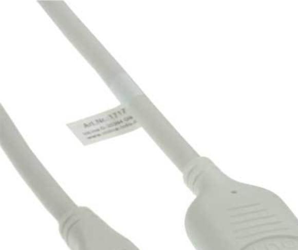Image du produit InLine Câble convertisseur Mini DisplayPort vers HDMI avec audio blanc 5m (5 m, HDMI)