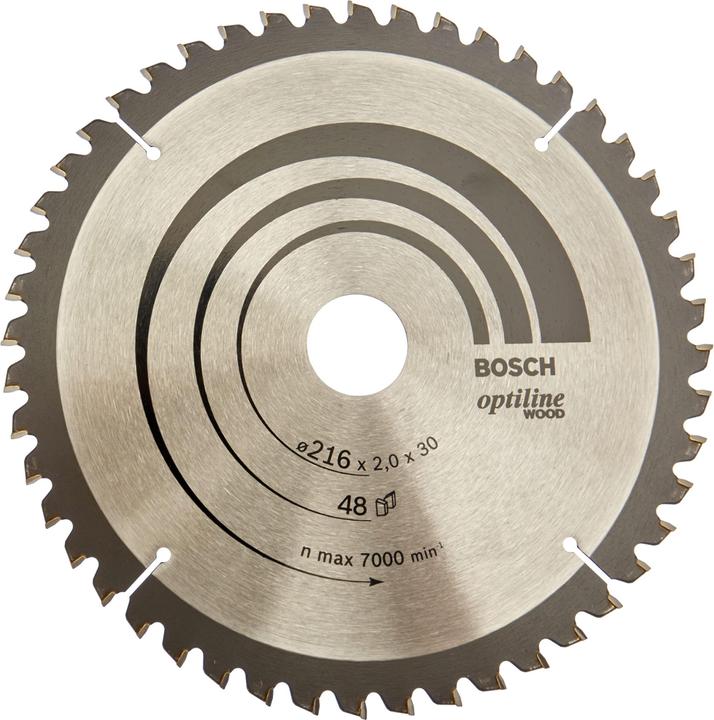 Bosch Professional Zubehör Lama circolare per legno PRO, 216 x 2 x 30 mm