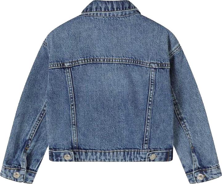 Actual product image Minoti Girls Plain Oversized Denim Jacket (128)