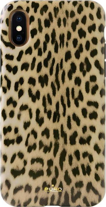 Produktbild Puro Dėklas Glam Leopard Cover iPhone XS/ X (leo 1) Limited Edition (Apple iPhone X)