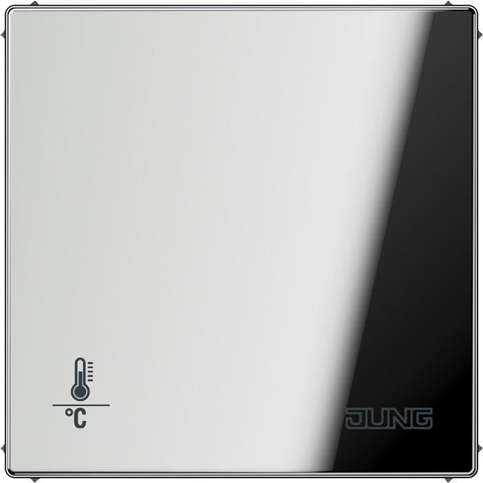 Actual product image JUNG Room thermostat UP LS KNX chr glz GCR2178ORTS