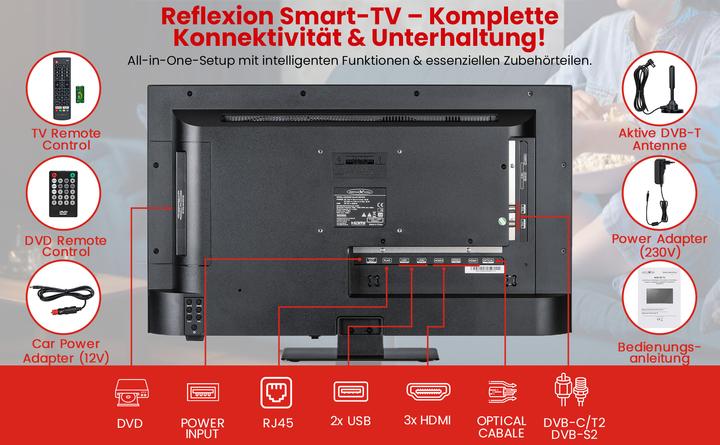 Immagine prodotto Reflexion LDDX24iBT, nero (24", LCD, LED, Full HD)