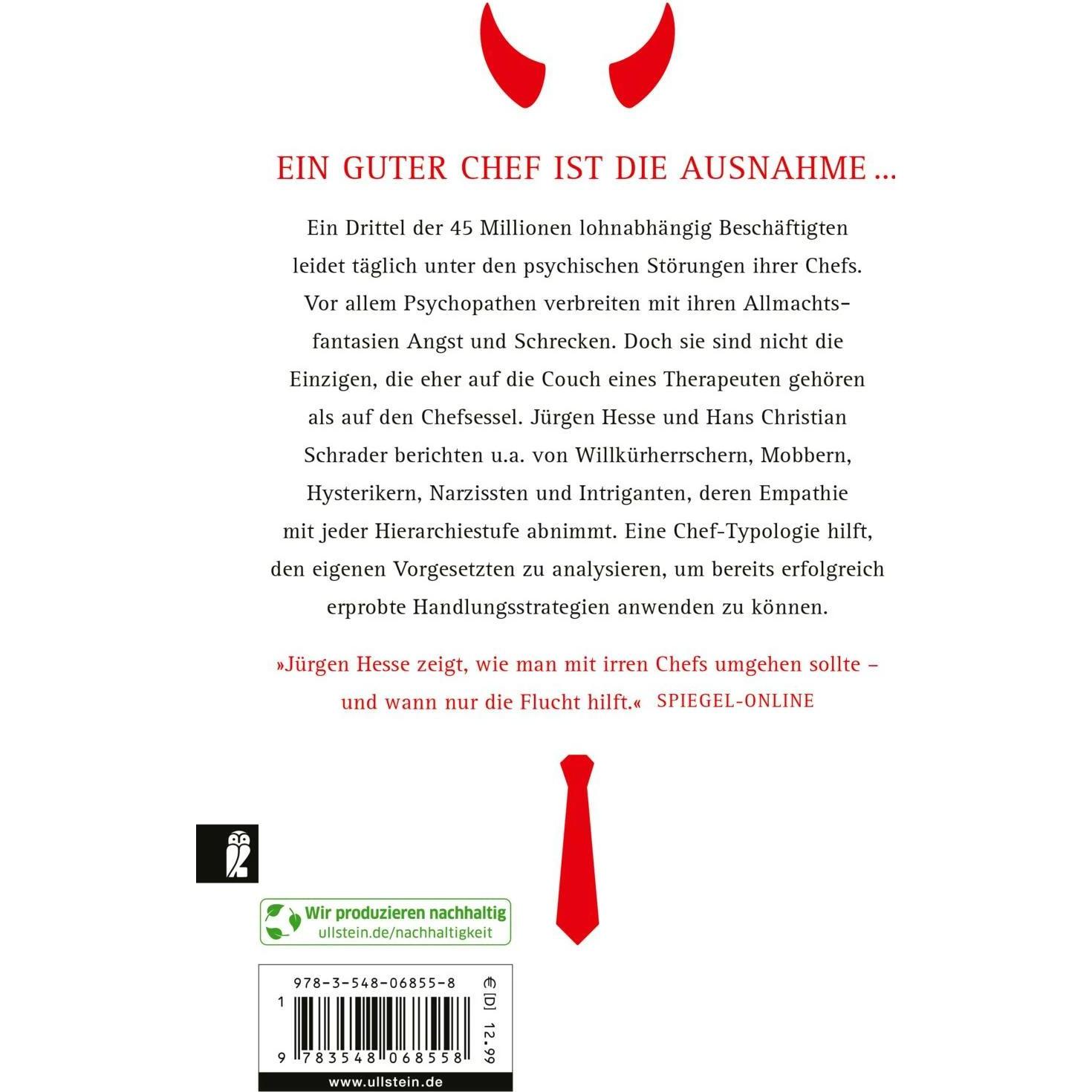 Thumbnail - Mein Chef ist irre – Ihrer auch?, Fachbücher von Jürgen Hesse, Hans Christian Schrader