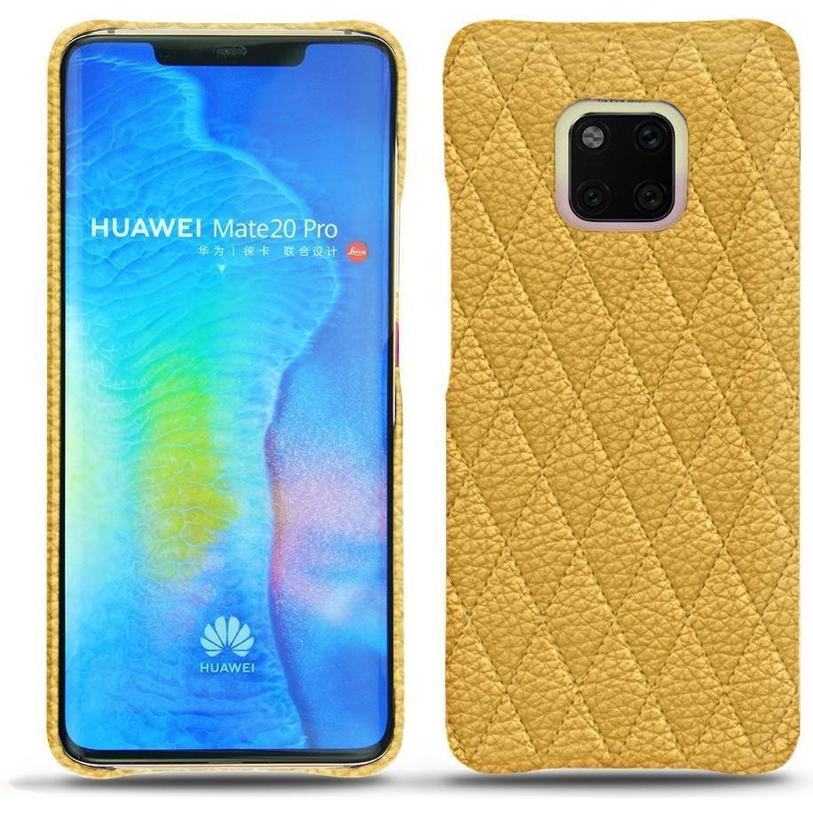 Noreve Lederschutzhülle (Huawei Mate 20 Pro), Smartphone Hülle, Orange