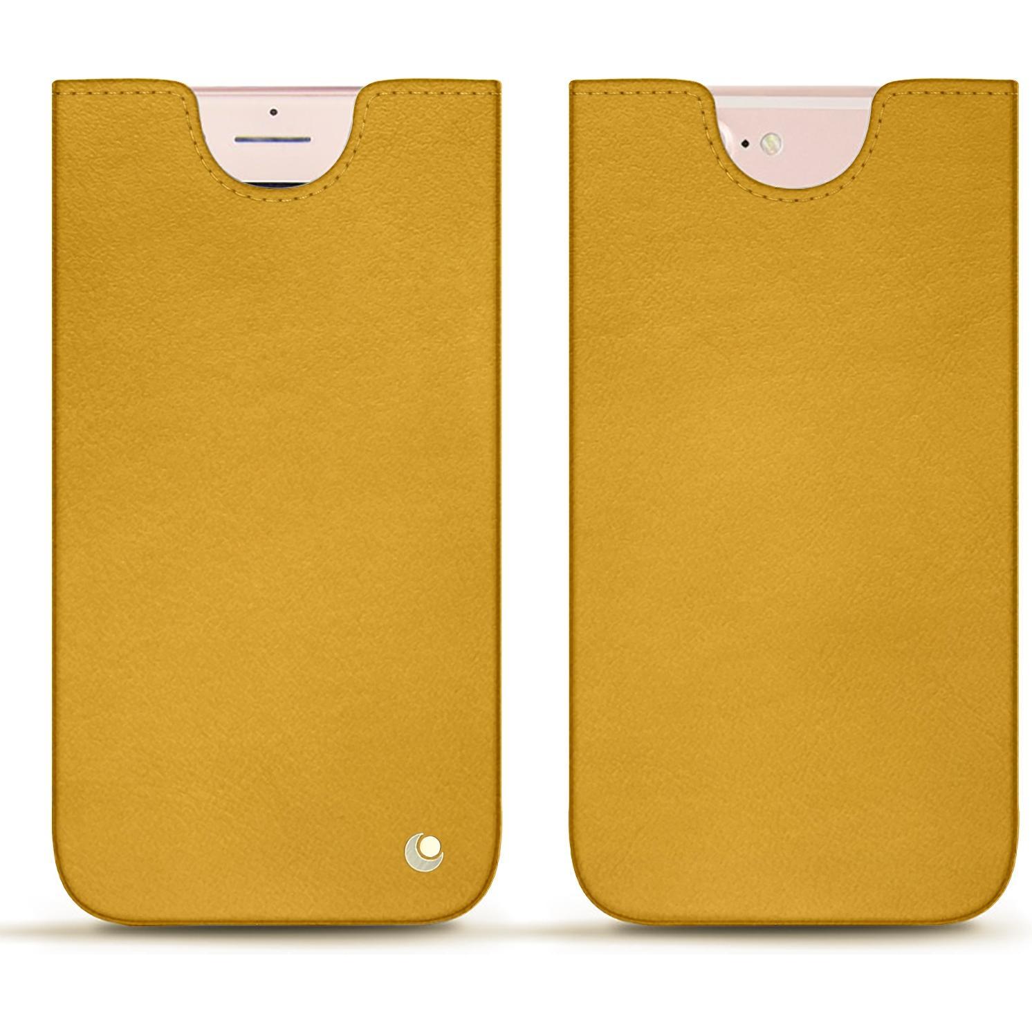 Noreve Lederschutzhülle (Apple iPhone 7 Plus), Smartphone Hülle, Gelb