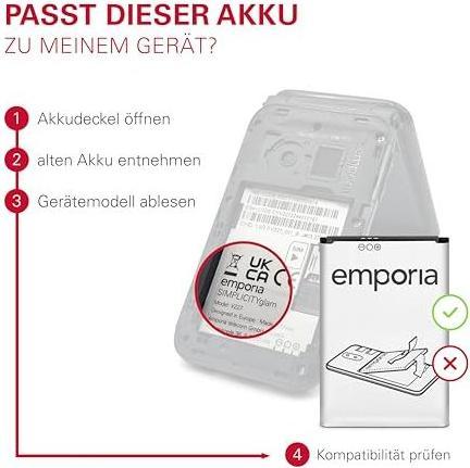 Image du produit Emporia Batterie de téléphone portable