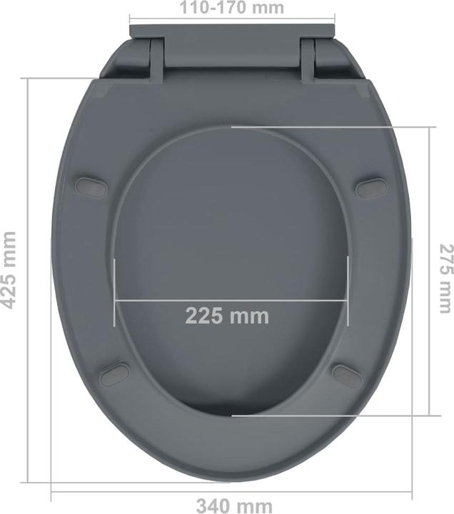 Produktbild vidaXL Toilettensitz