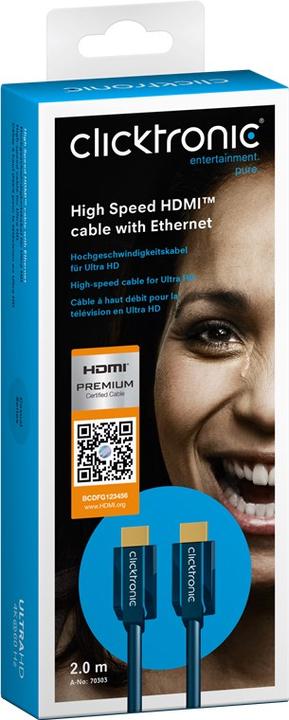 Image du produit Goobay HDMI (type A) - HDMI (type A) (2 m, HDMI, 2.0)