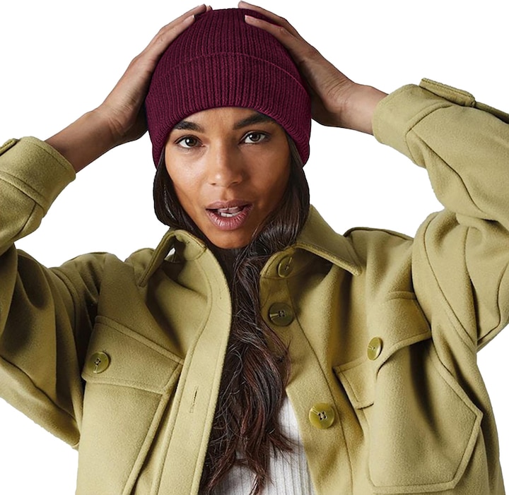 Actual product image Beechfield Organic cotton beanie (One size)