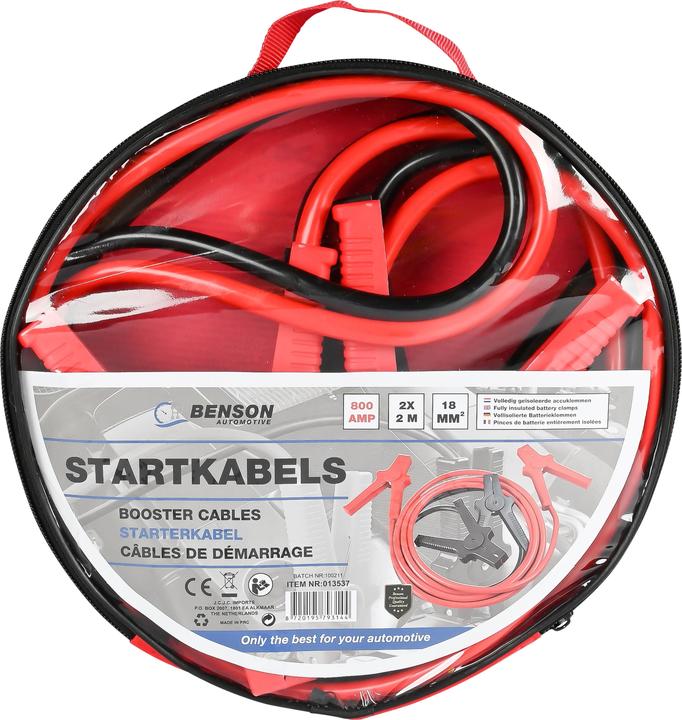 Produktbild Benson Starterkabel 800 Ampere + Koffer 2m Kabel (800 A)