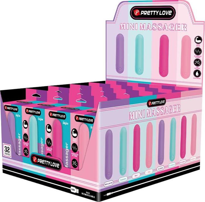 Image du produit Pretty Love Stefan - Mini-Massager 32 Stück - Farbsortiment