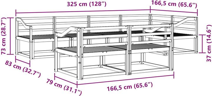 Produktbild vidaXL Gartenmöbel