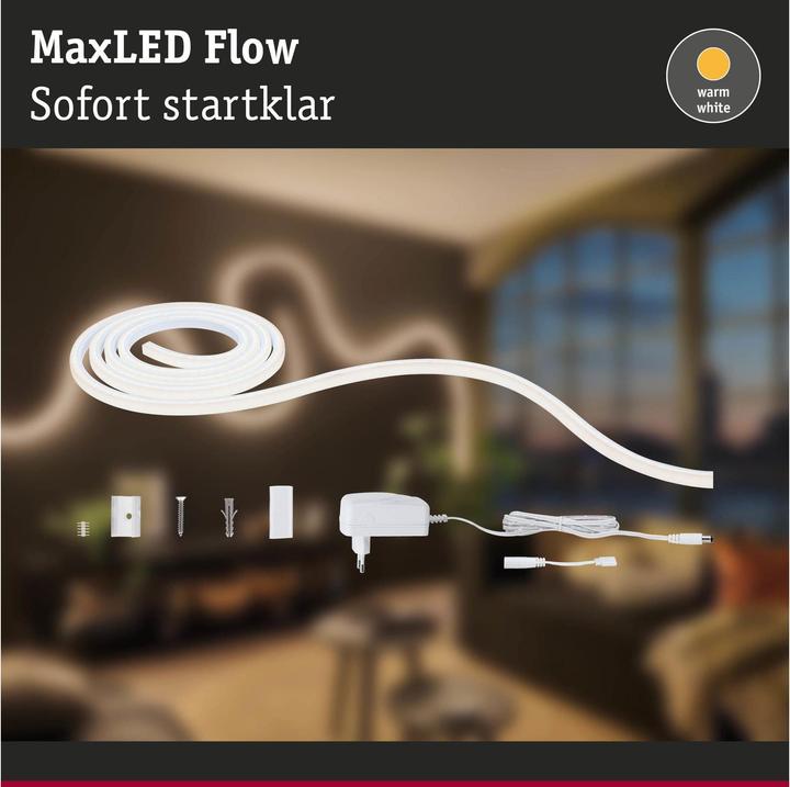 Image du produit Paulmann Kit MaxLED Flow Stripe (Blanc chaud, 150 cm, Intérieur)