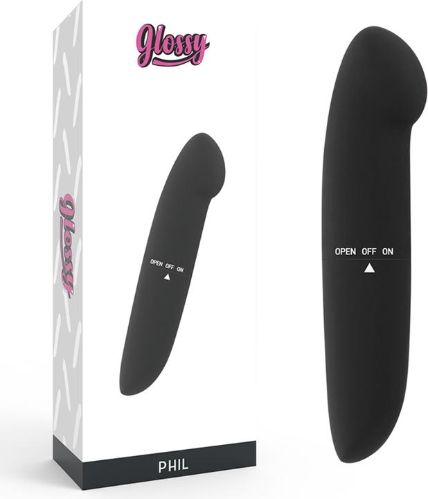 Productafbeelding Glossy Phil Vibrador Negro