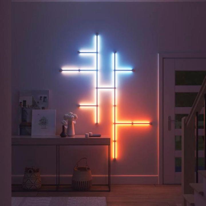 Image du produit Nanoleaf Set de démarrage Lines Squared (Multicolore, 252 cm, Intérieur)